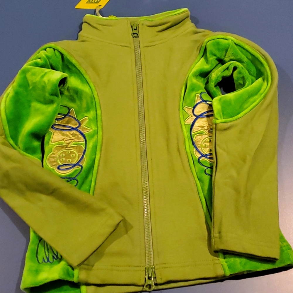 Oilily Velour nwt jacket for girl sz 9,10( European 140)